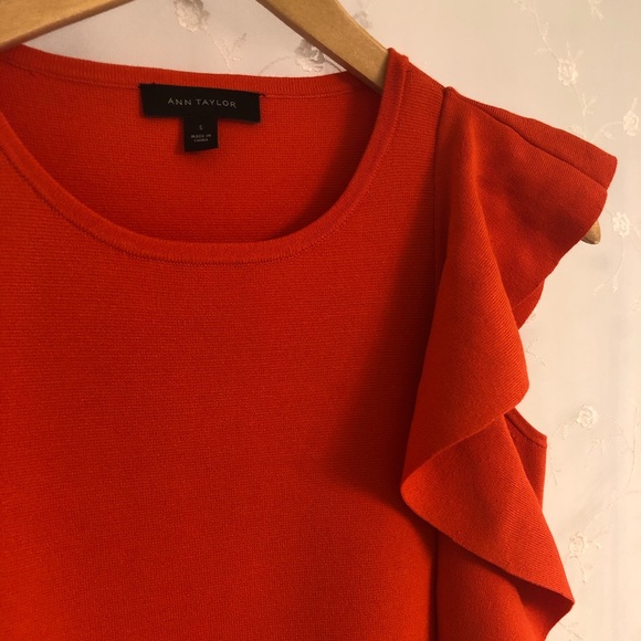 Ann Taylor Ruffle Sweater - Picture 4 of 6